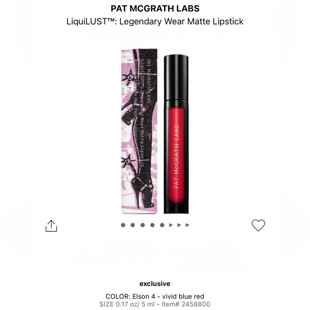 New Pat McGrath Elson 4 Liquid Lipstick